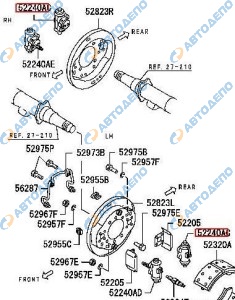  MC826092-SY 44101-Z5102, 44101-Z5110, 44101-Z5111, MC812790, MC826092, MC832589, SWM1213, SWM1217